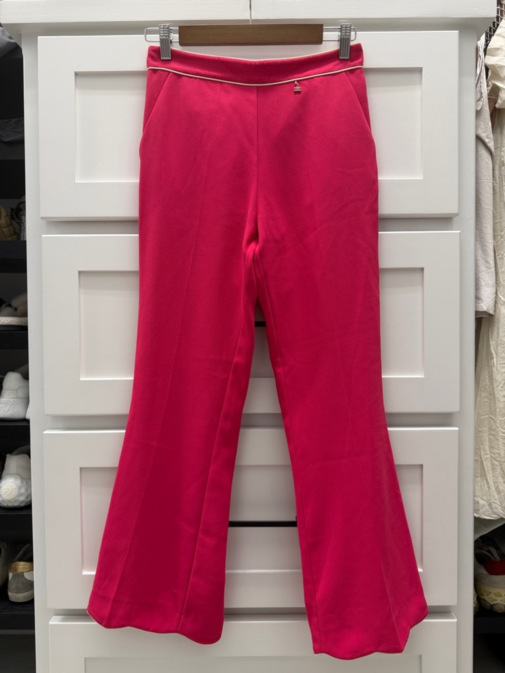 Girls' Bright Pink Boot-Cut Pants